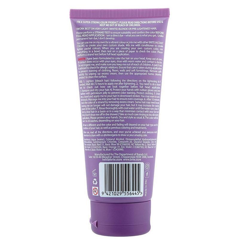 slide 4 of 6, BRITE Instant Color - Purple, 3.38 fl oz