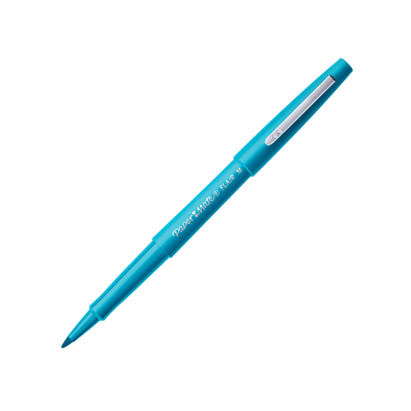 slide 1 of 1, Paper Mate Flair Porous-Point Pen, Sky Blue Ink, 1 ct