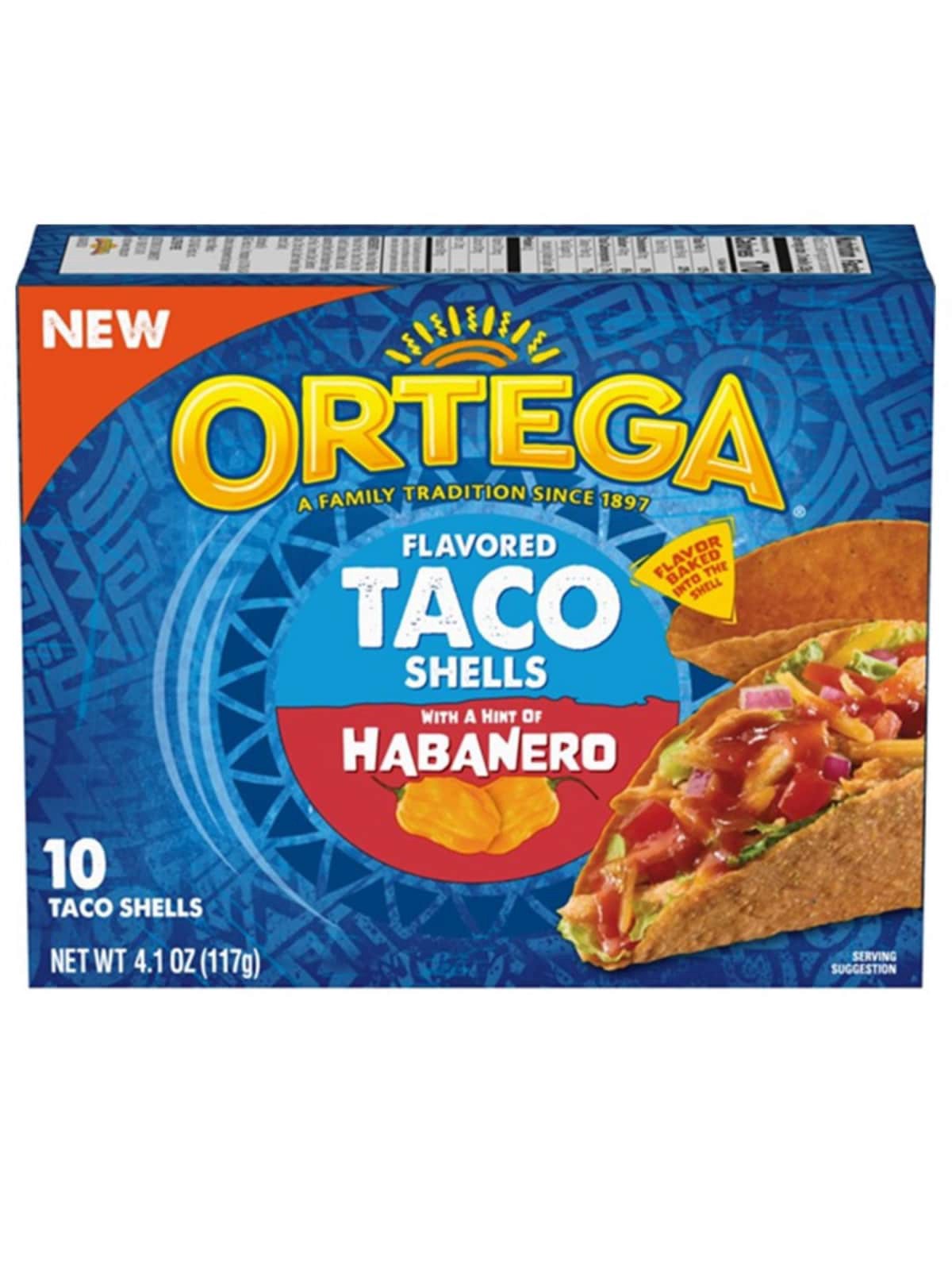 slide 1 of 5, Ortega Habanero Flavored Taco Shell 4.1 oz, 4.1 oz