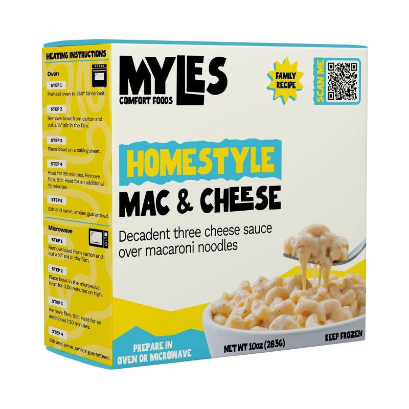 slide 1 of 5, Myles Comfort Foods Frozen Homestyle Mac - 10oz, 10 oz