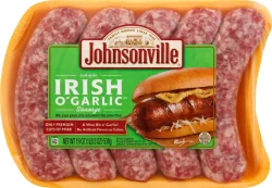 Johnsonville Irish O' Garlic Sausage Links