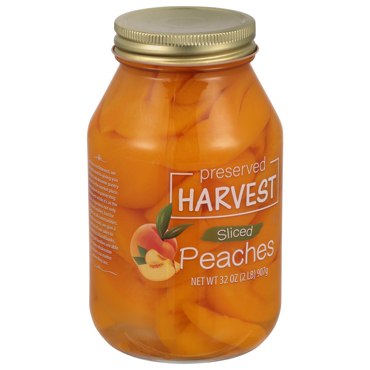 slide 9 of 9, Preserved Harvest Peaches Sliced, 32 oz