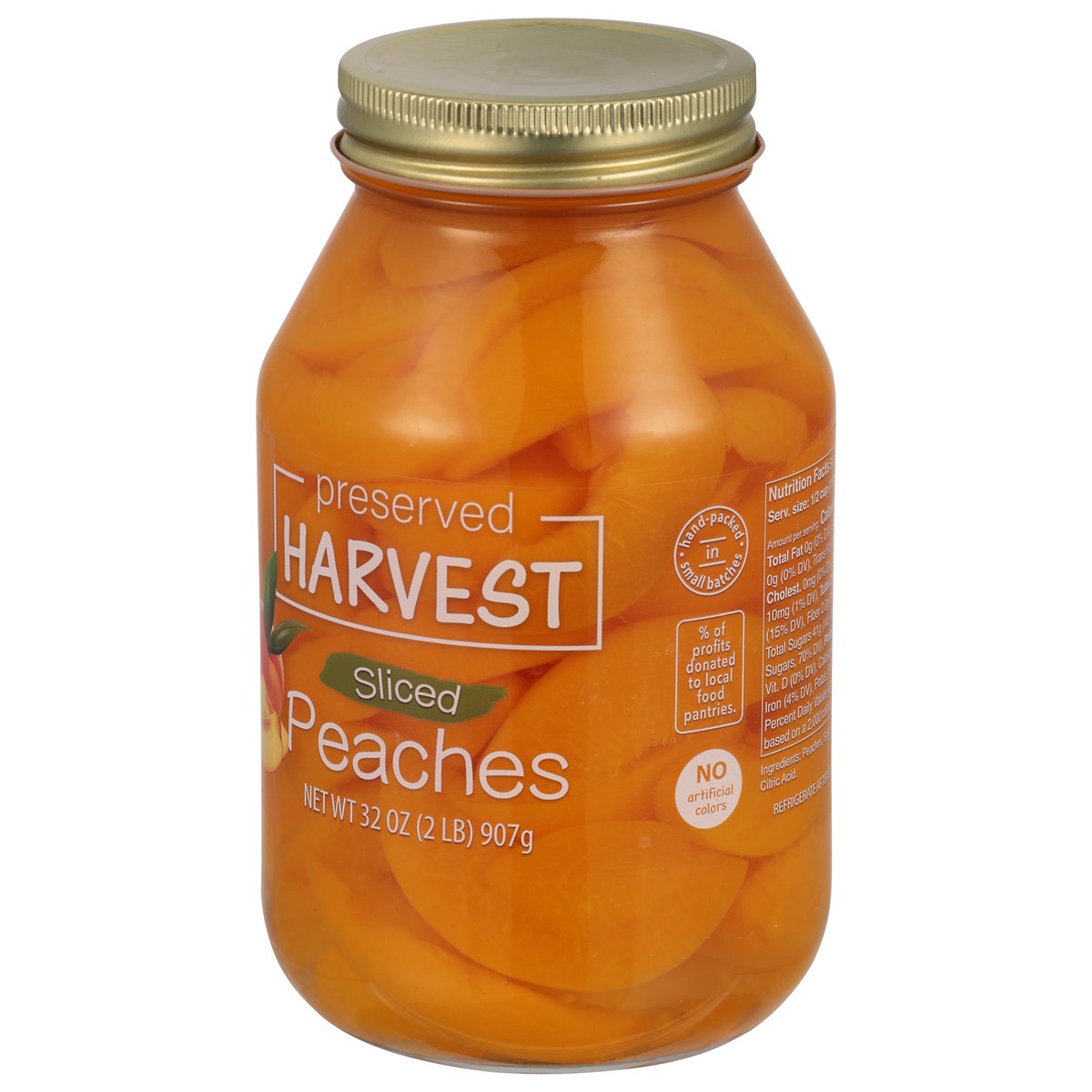 slide 4 of 9, Preserved Harvest Peaches Sliced, 32 oz