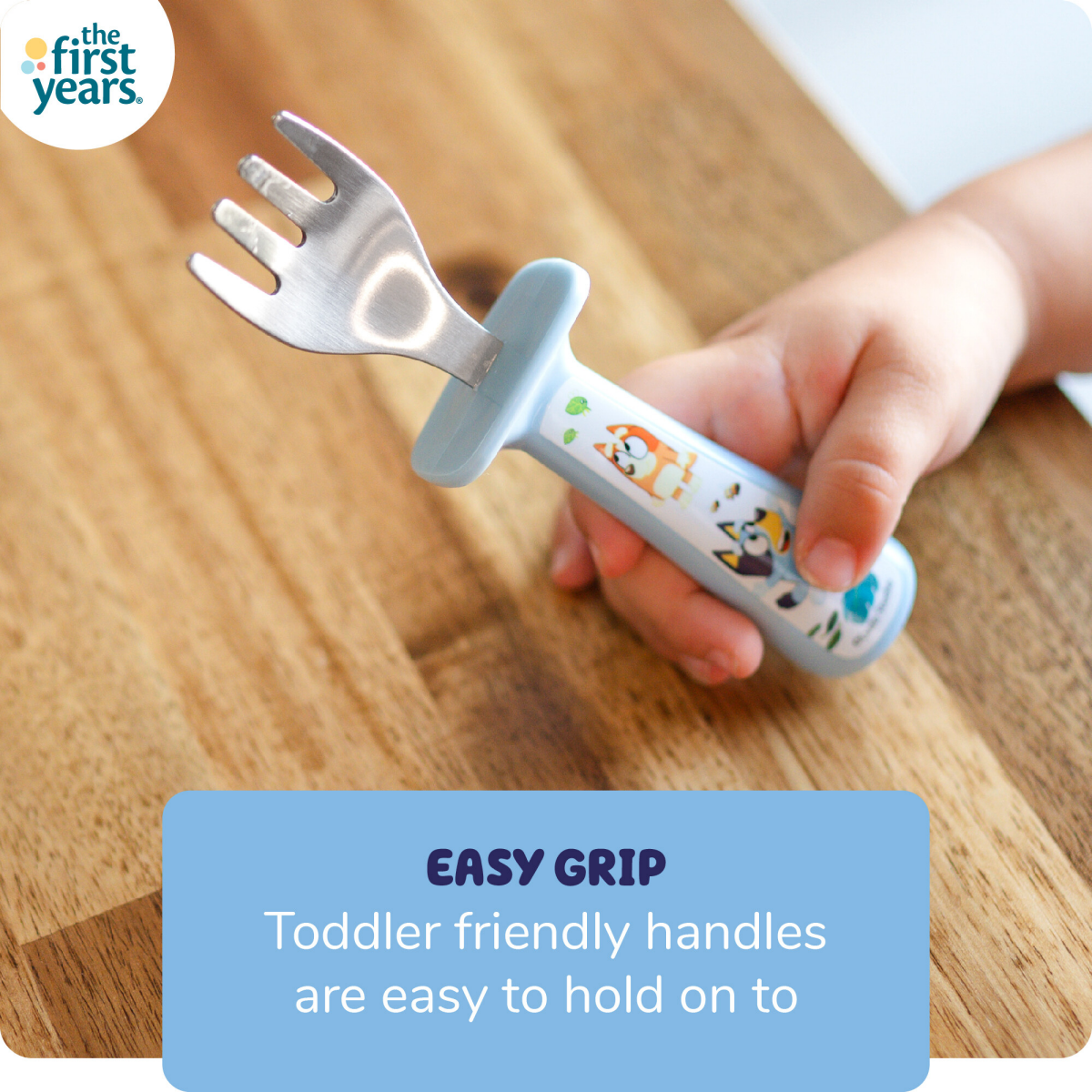 slide 6 of 6, The First Years Bluey 9M+ Utensil Set 1 Set, 1 ct