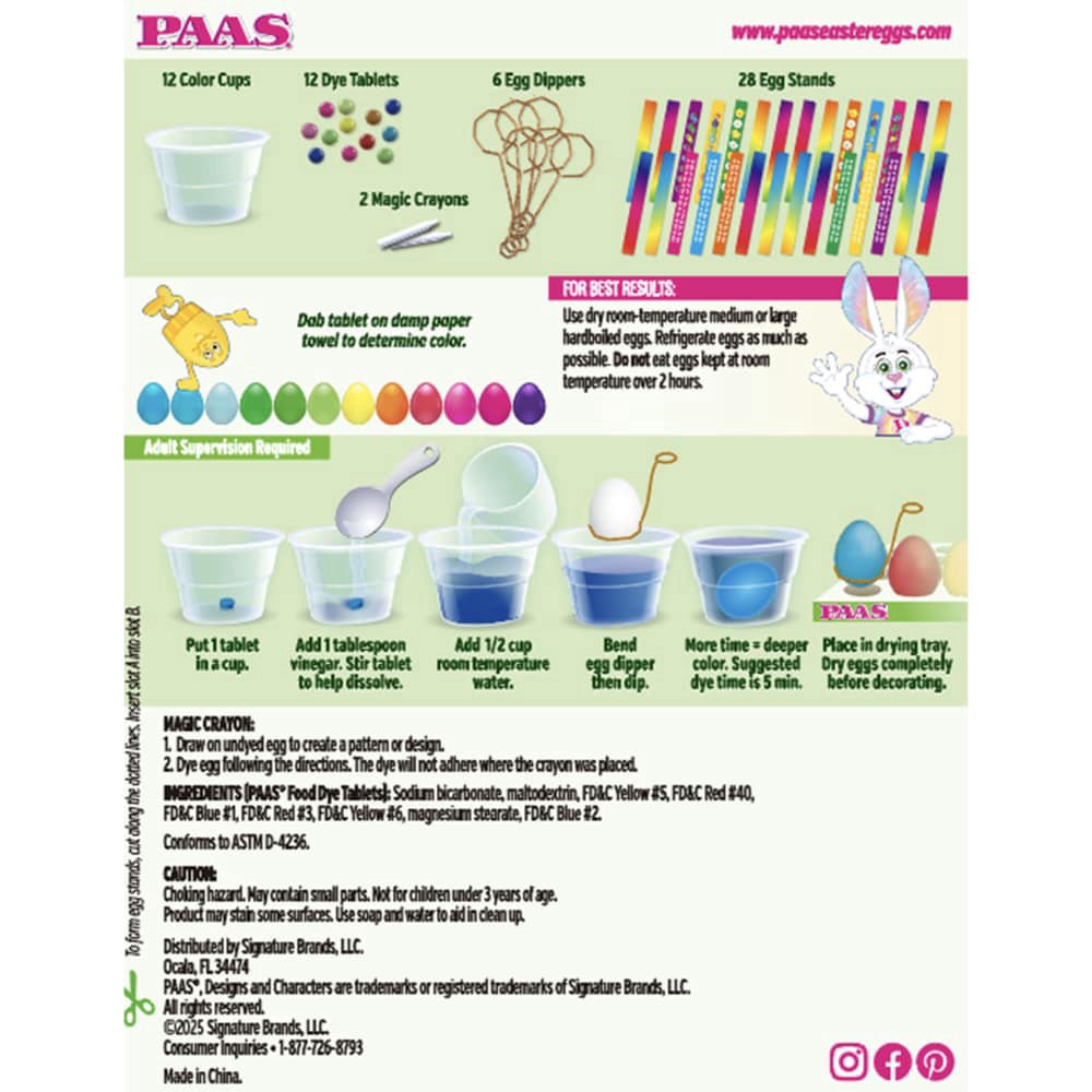 slide 2 of 2, Paas Megga Color Cups Egg Decorating Kit, 1 ct
