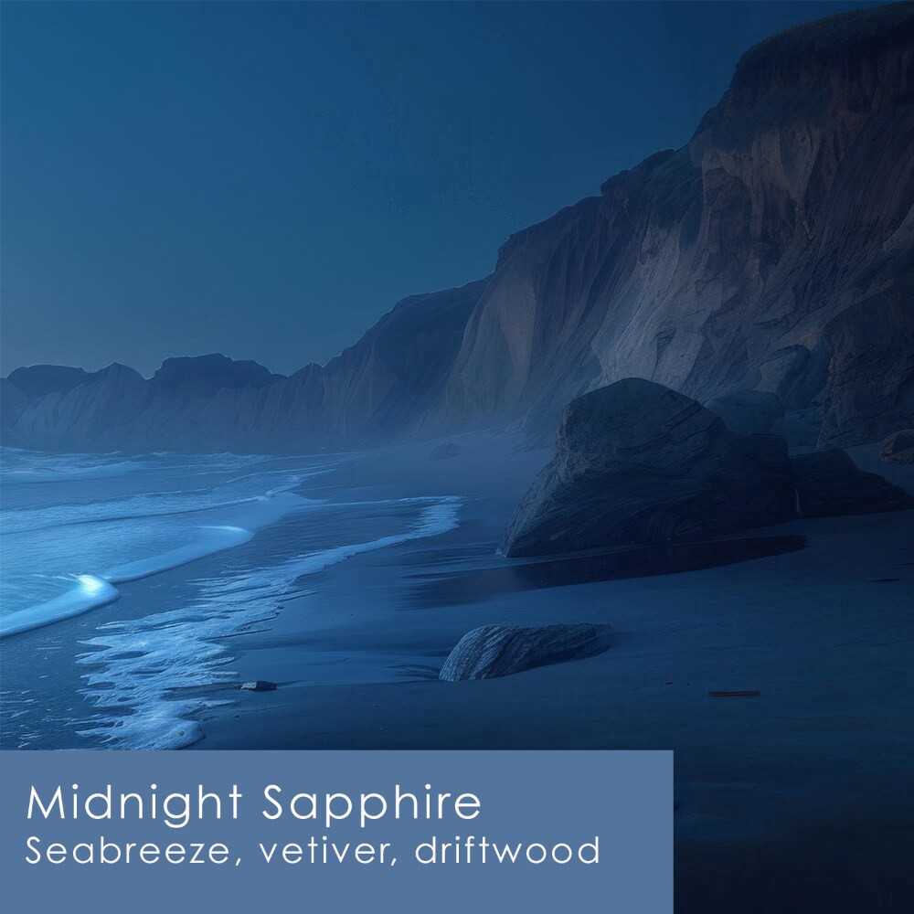 slide 3 of 4, Tuscany Scented Jar Candle Midnight Sapphire, 12 oz