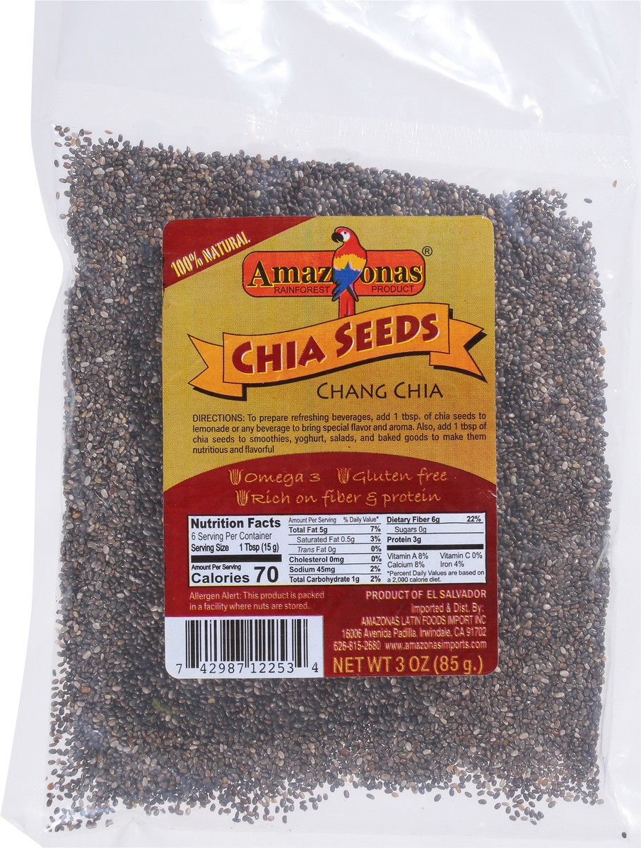slide 7 of 13, Amazonas Chia Seeds 3 oz, 3 oz