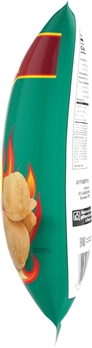 slide 7 of 7, Vitner's Potato Chips, Salt & Sour, Sizzlin' Hot, Pre-Priced, 4.5 oz