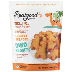 Realgood Real Good Foods Lightly Breaded Dino Nuggets