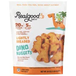 Realgood Real Good Foods Lightly Breaded Dino Nuggets