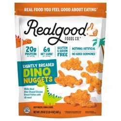 Realgood Lightly Breaded Dino Nuggets