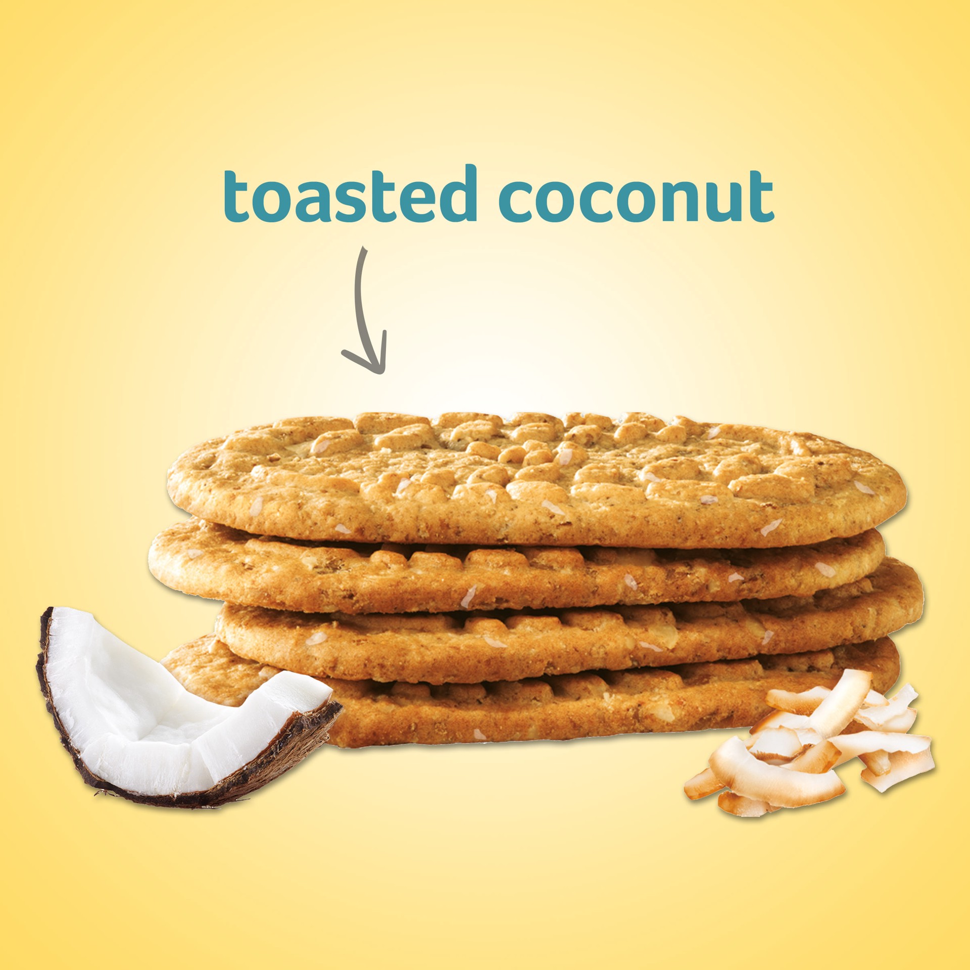 slide 2 of 5, belVita Toasted Coconut Breakfast Biscuits, 8 Packs (4 Biscuits Per Pack), 14.08 oz