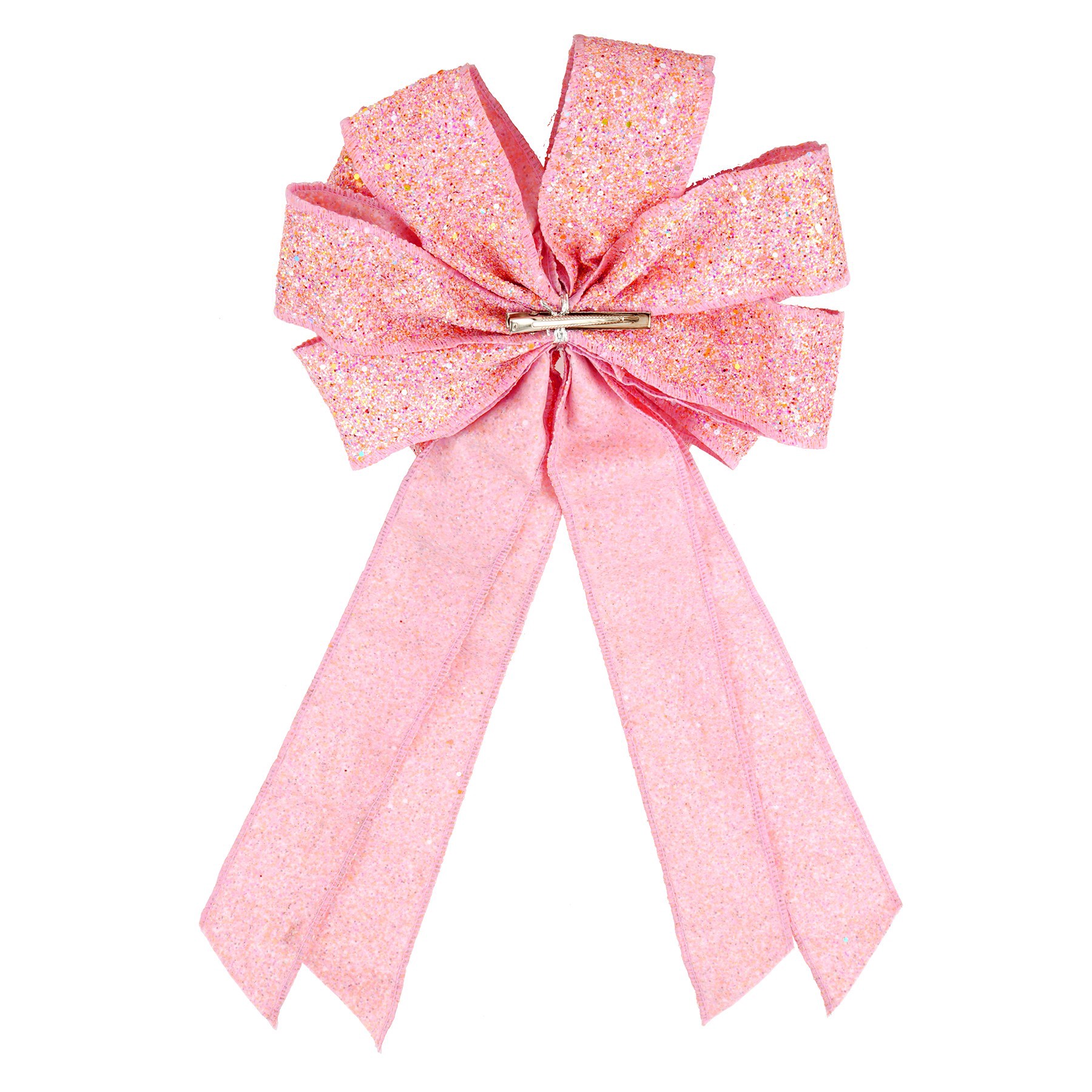 slide 2 of 2, 21" Glitter Tree Bow By Celebrate It, 11 in x 21 in