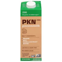 PKN Zero Lactose & Dairy Free No Added Sugar Pecanmilk 32 fl oz