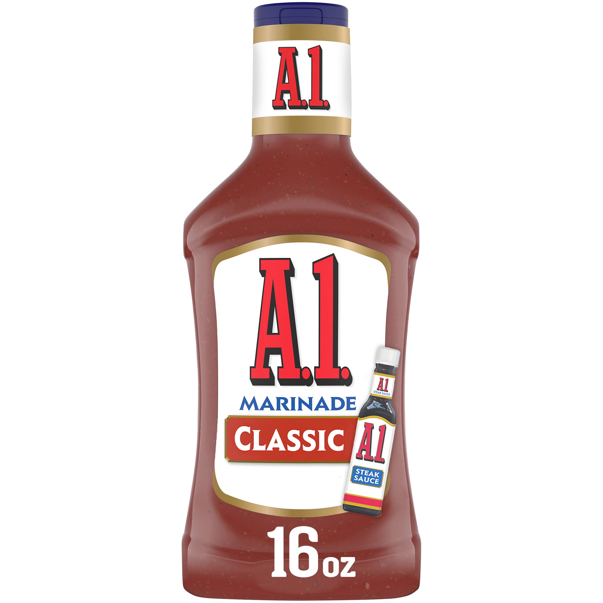 slide 1 of 9, A.1. Classic Marinade, 16 fl. oz. Bottle, 16 fl oz