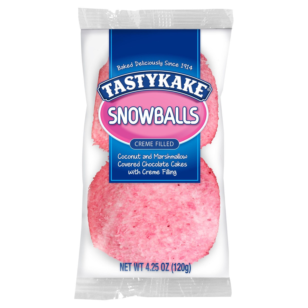 slide 1 of 7, Tastykake Snowball, 4.25 oz