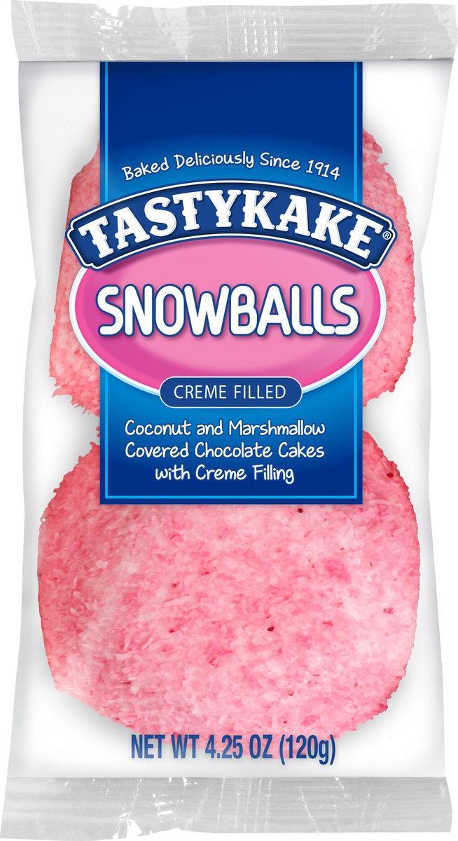 slide 7 of 9, Tastykake Creme Filled Snowballs Pack, 4.25 oz
