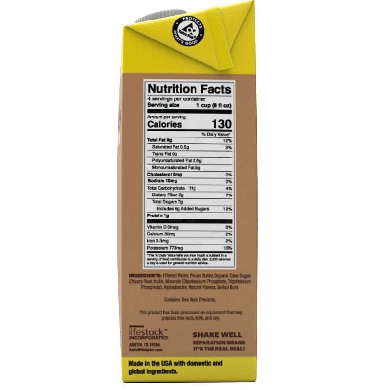 slide 3 of 5, PKN Joy Lactose & Dairy Free Barista Pecanmilk 32 fl oz, 32 fl oz