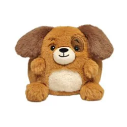 American Greetings Brown Dog 6 inch Plush Toy with Zipper for Kids