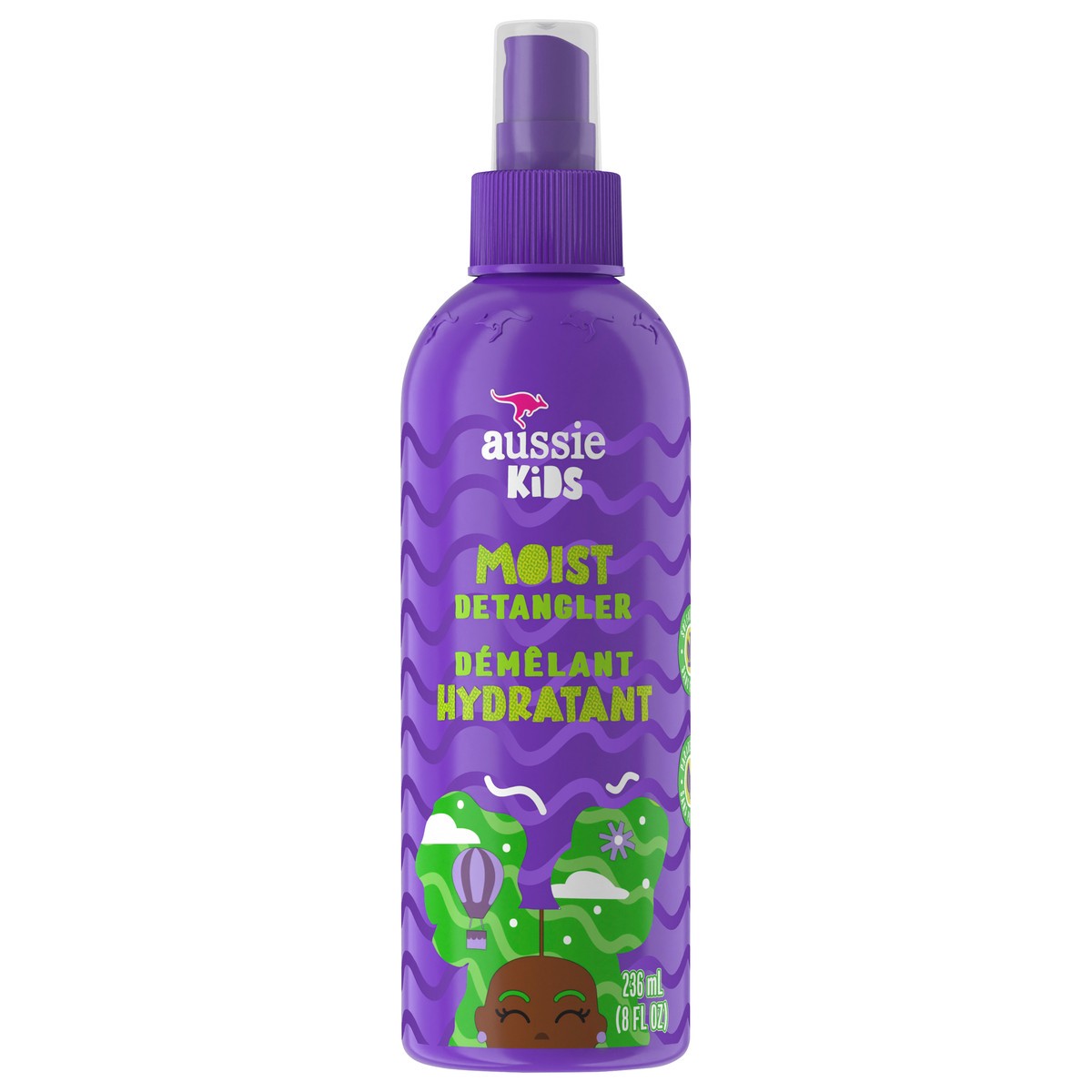 slide 1 of 1, Aussie Kids Moist Detangler for Kids, 8 fl oz, 8 fl oz