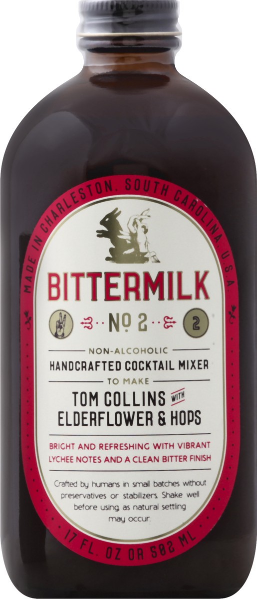 slide 7 of 7, Bittermilk No.2 Tom Collins with Elderflowers and Hops - 17 oz, 17 oz
