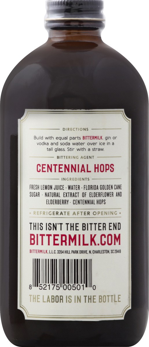 slide 6 of 7, Bittermilk No.2 Tom Collins with Elderflowers and Hops - 17 oz, 17 oz