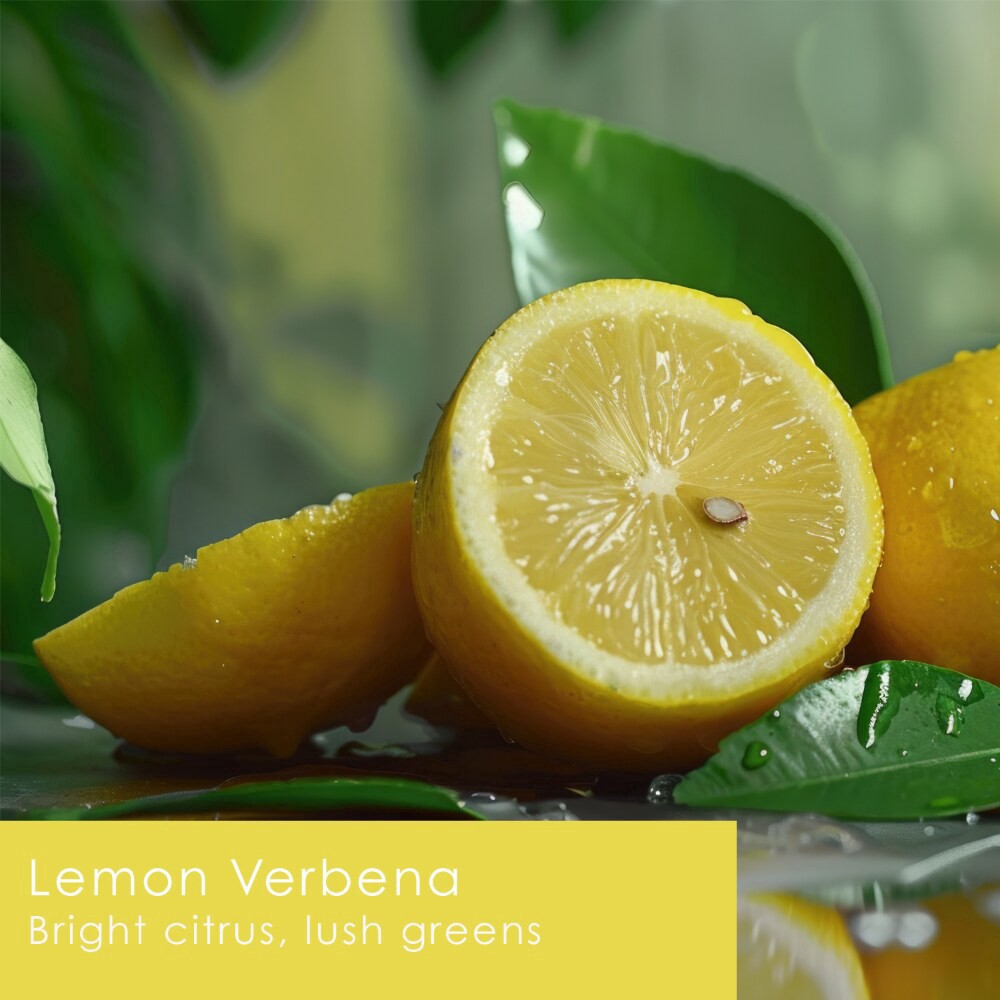 slide 3 of 4, Tuscany Scented Jar Candle Lemon Verbena, 12 oz