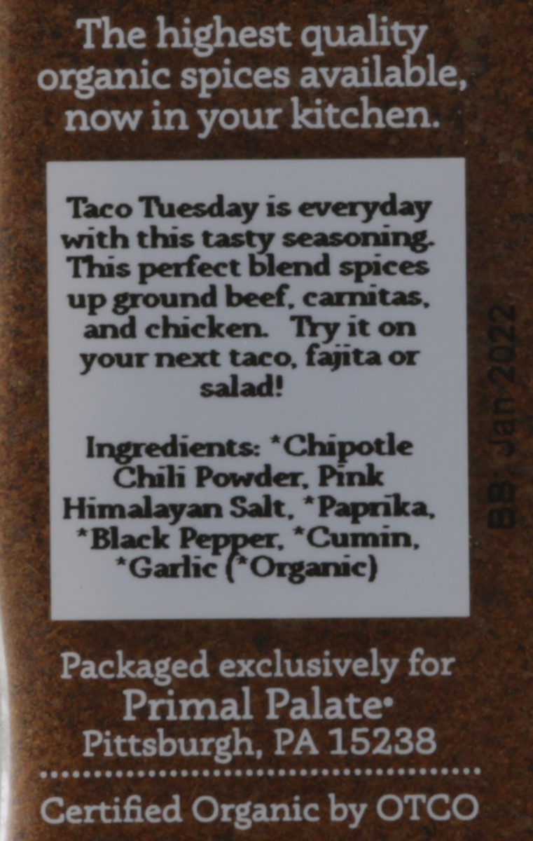 slide 5 of 10, Primal Palate Org Taco Season, 1 ct