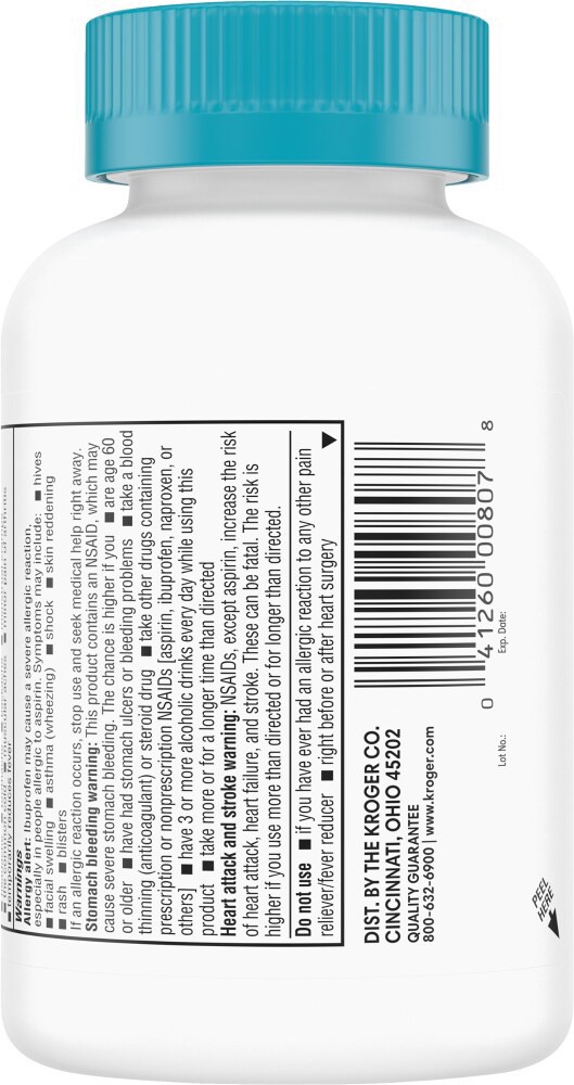 slide 3 of 4, Kroger Ibuprofen Liquid Softgels 200Mg, 200 ct