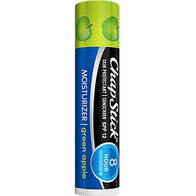 slide 1 of 1, ChapStick Lip Moisturizer and Skin Protectant Green Apple Flavor, 1 ct