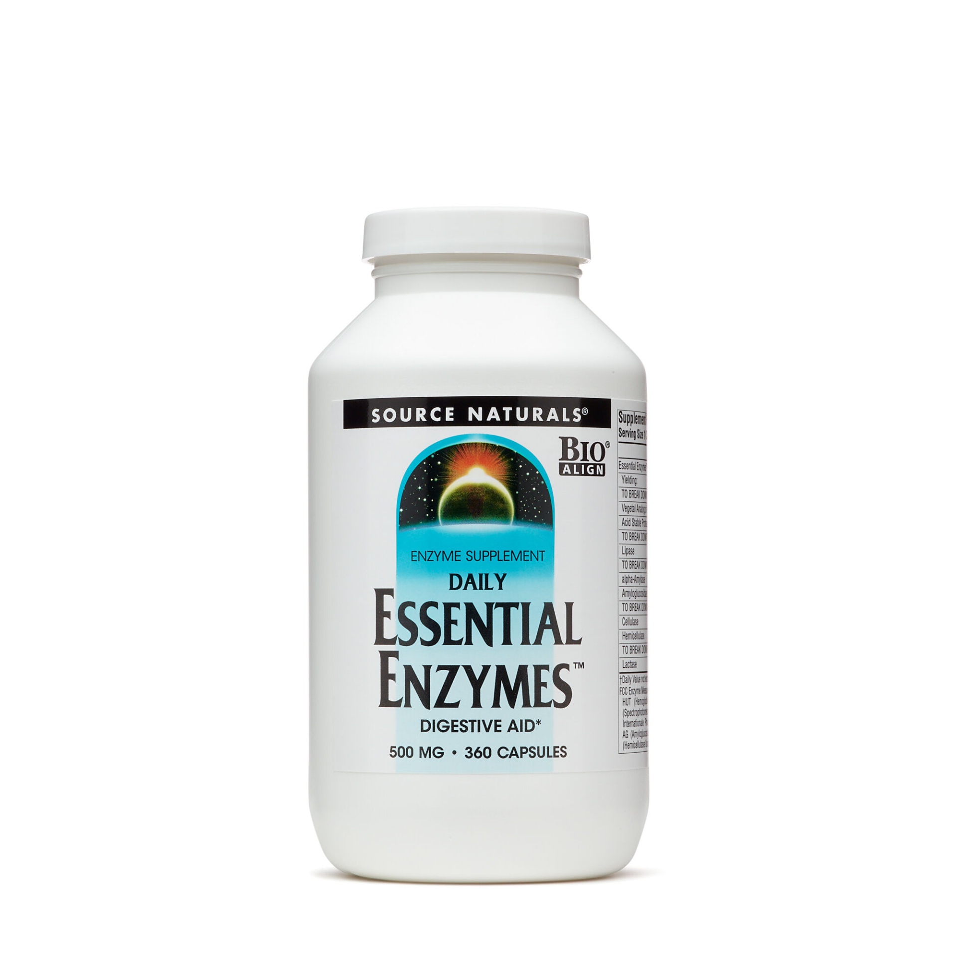 slide 1 of 2, Source Naturals Essential Enzymes 500 mg, 500 mg