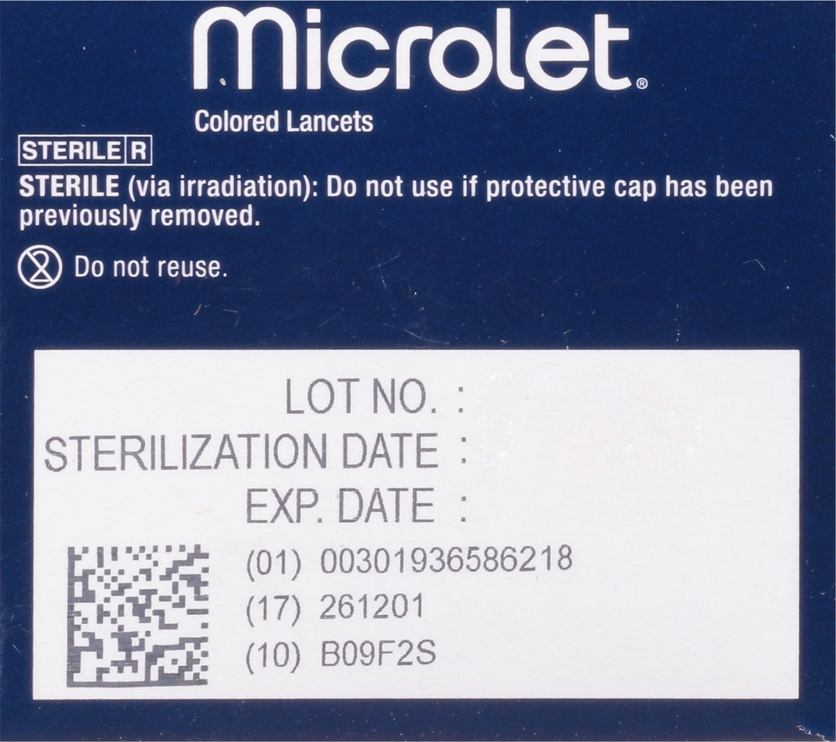 slide 9 of 9, Microlet Silicone-Coated Colored Lancets 100 ea, 100 ct