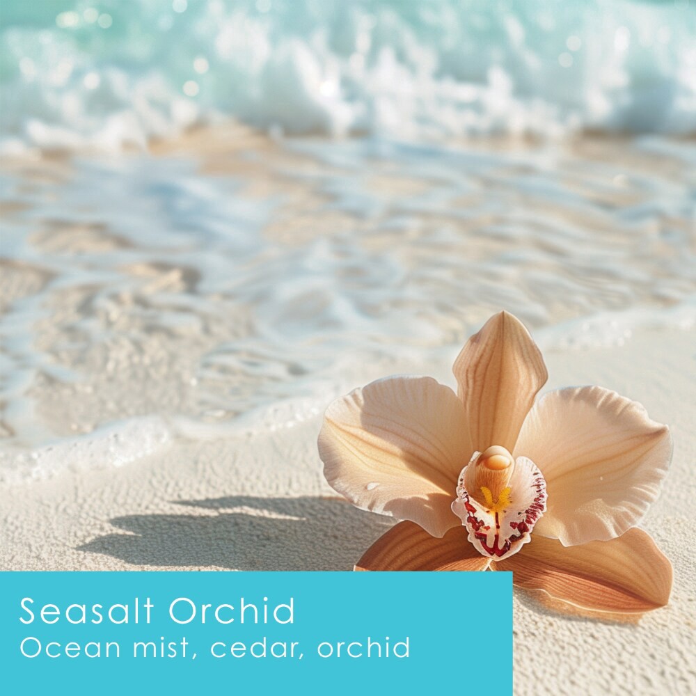 slide 4 of 4, Tuscany Scented Jar Candle Seasalt Orchid, 12 oz