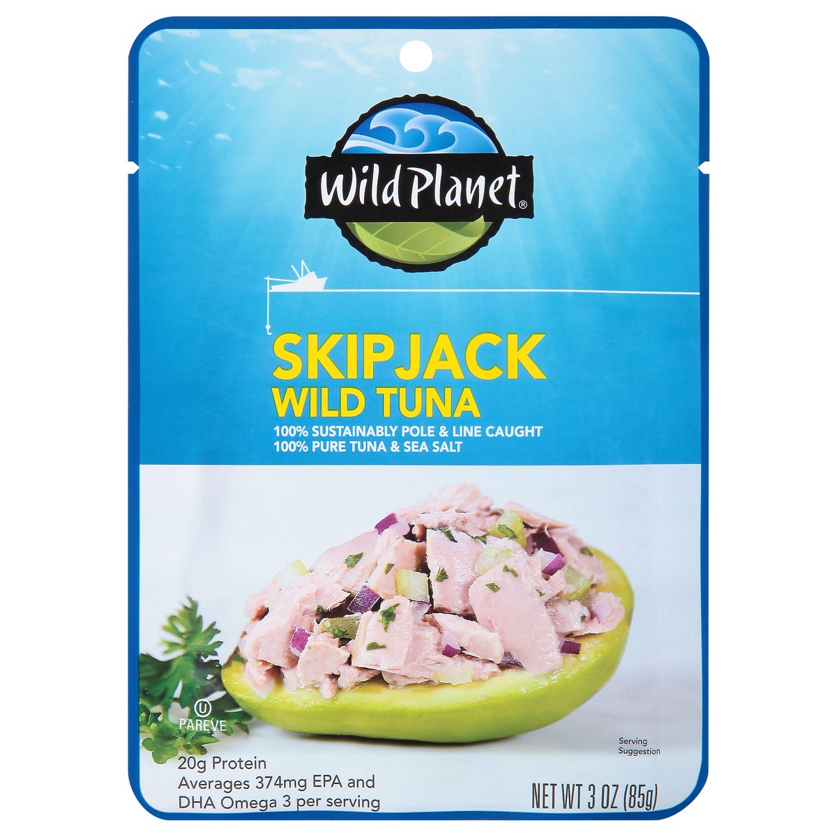 slide 1 of 9, Wild Planet Skip Jack Wild Tuna 3 oz, 3 oz