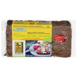 Mestemacher Three Grain Bread with Whole Rye Kernels 17.6 oz