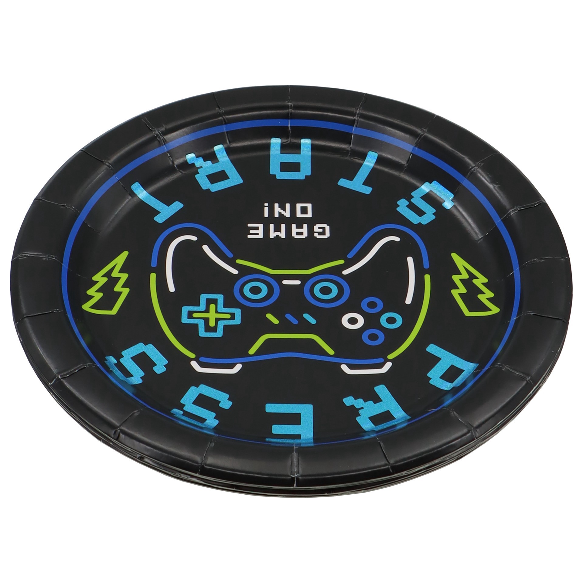 slide 2 of 2, 7" Gamer Snack Plates, 8ct. By Celebrate It, 8 ct