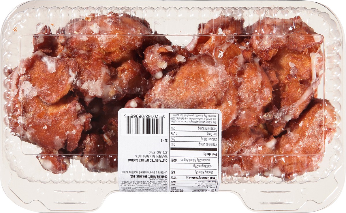 slide 2 of 9, Sabrinas Donut Apple Fritter 4Ct 14Oz, 14 oz