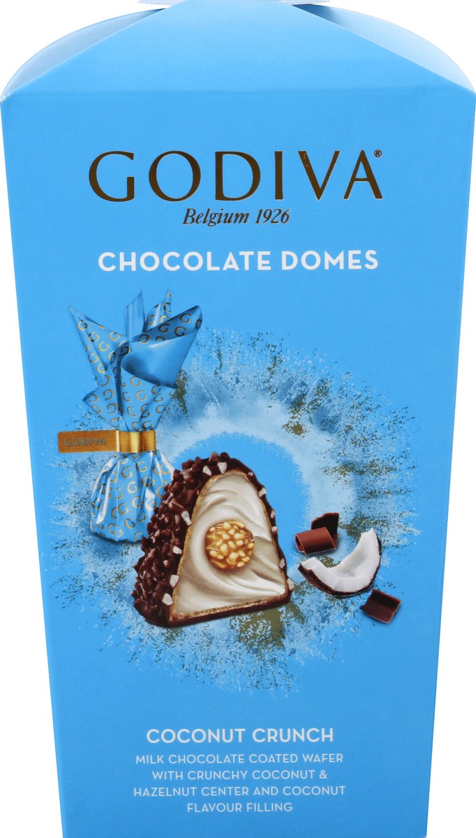 slide 6 of 6, Godiva Coconut Crunch Domes, 4.3 oz