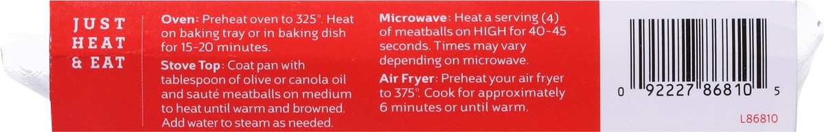 slide 2 of 14, Amylu Foods Italian-Style Chicken Meatballs 10 oz, 10 oz