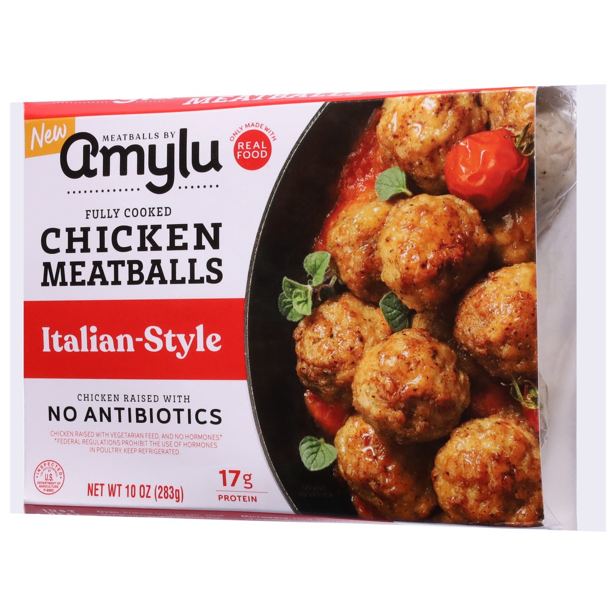 slide 7 of 14, Amylu Foods Italian-Style Chicken Meatballs 10 oz, 10 oz