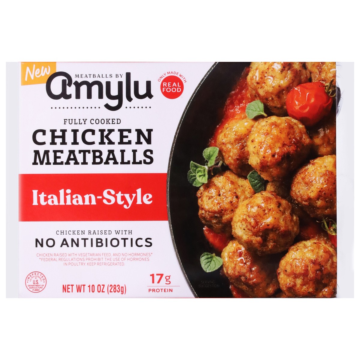slide 3 of 14, Amylu Foods Italian-Style Chicken Meatballs 10 oz, 10 oz