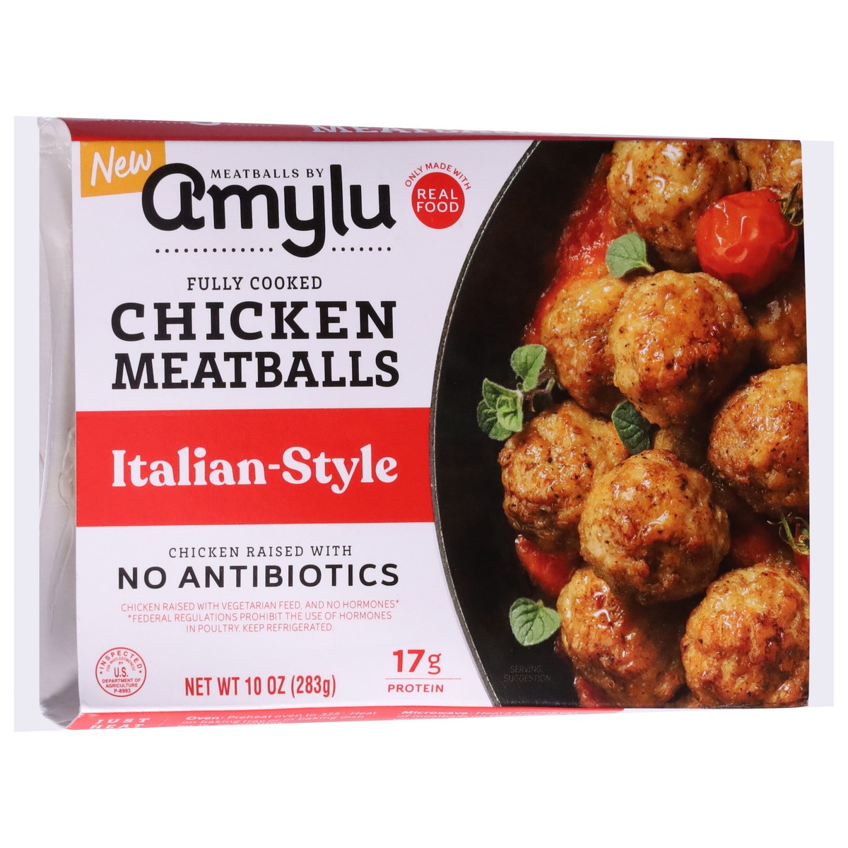 slide 6 of 14, Amylu Foods Italian-Style Chicken Meatballs 10 oz, 10 oz