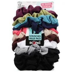 scünci The Original Scrunchie Savvy Value 12 Each