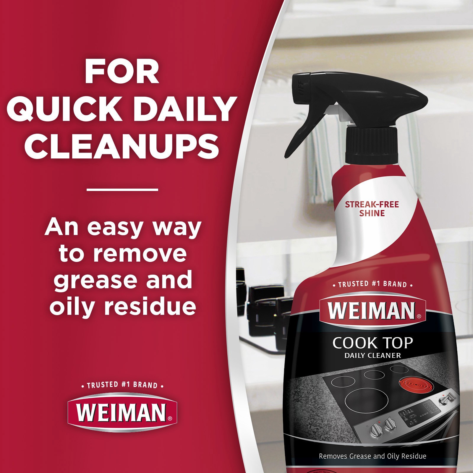 slide 6 of 6, Weiman Cook Top Cleaner Spray, 22 fl oz