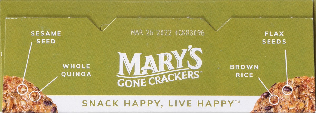 slide 7 of 12, Mary's Gone Crackers Super Seed Rosemary Crackers 5 oz, 5 oz