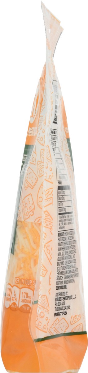 slide 9 of 13, Rouses Markets Mexican Blend Four Cheese Finely Shredded Cheese 8 oz, 8 oz