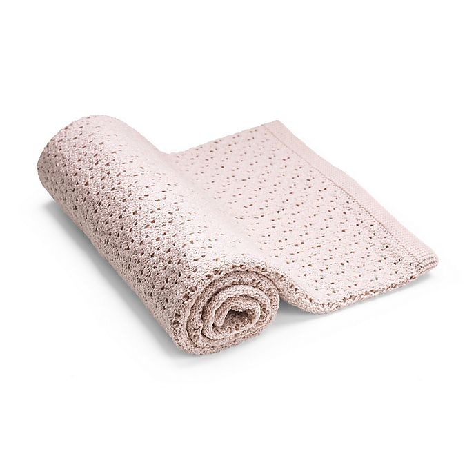 slide 1 of 4, Stokke Merino Wool Blanket - Pink, 1 ct