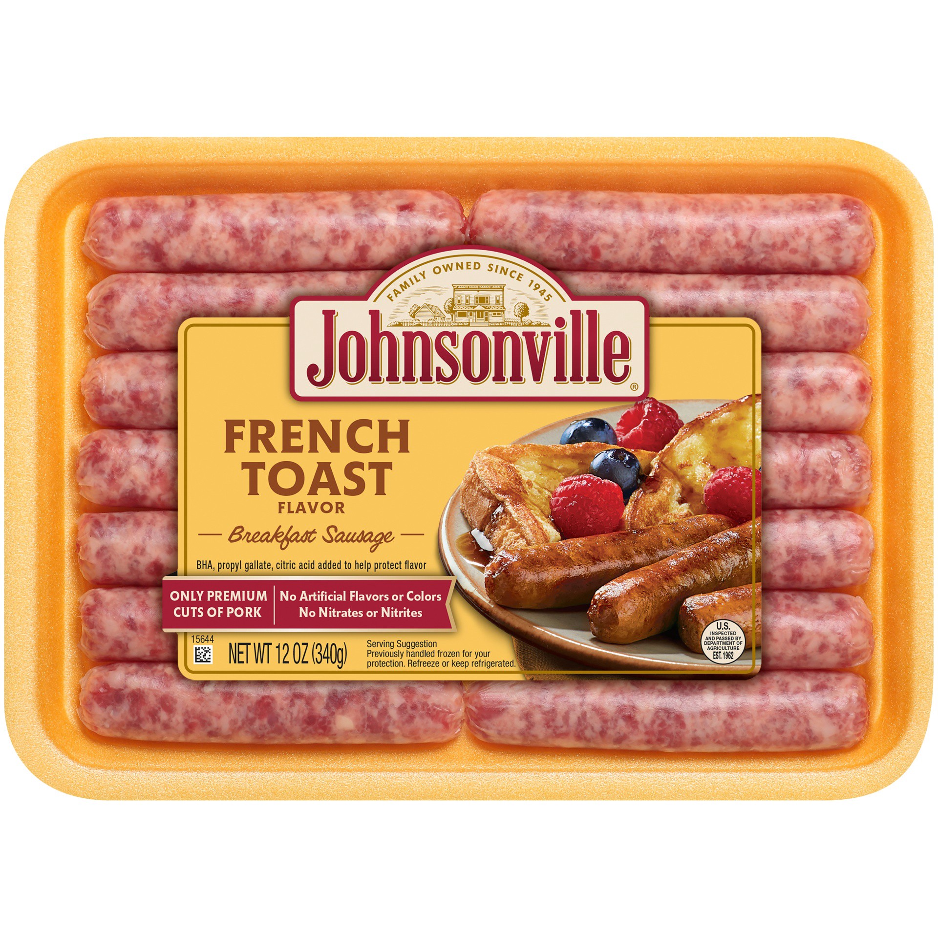 slide 3 of 3, Johnsonville French Toast Links, 12 oz