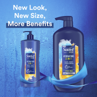 slide 6 of 19, Suave Hydrating 3-in-1 Citrus & Musk Hair + Body + Face Wash 30 fl oz, 30 fl oz