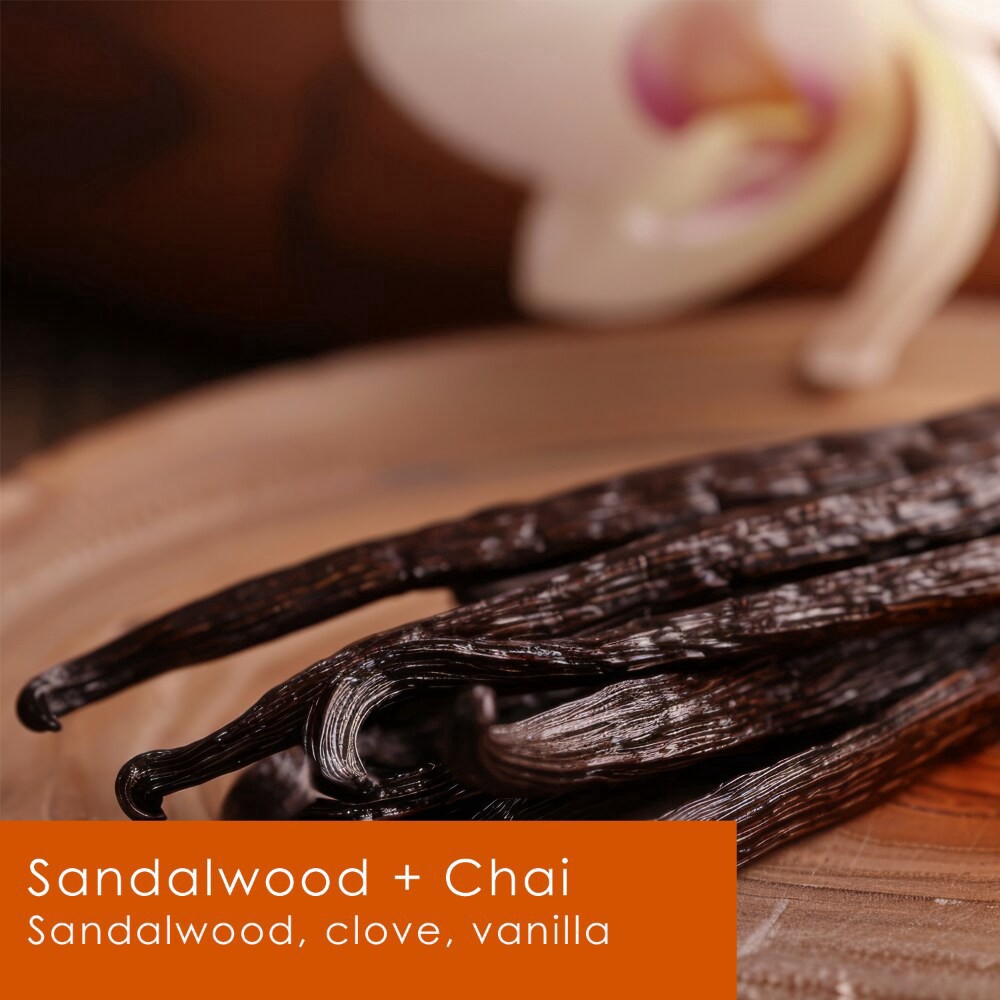 slide 4 of 4, Tuscany Scented Jar Candle Sandalwood & Chai, 12 oz